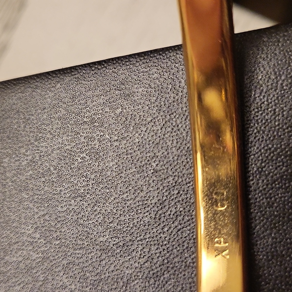 Gold Filled Bangle Braclets (Goldfilled Is Gold Over Solid Metal) Last For Yrs - Picture 15 of 15